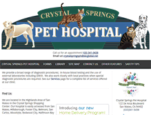 Tablet Screenshot of crystalspringsph.com